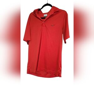 Men's Red Polo Golf Shirt